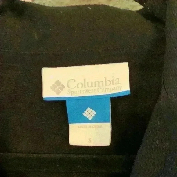 Columbia black Jacket sz S fall spring lightweight casual preppy comfy neutral - Picture 2 of 5